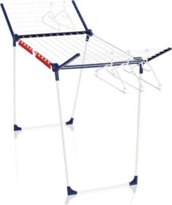 Leifheit Droogrek Pegasus 200 Solid - Met Kleine Kledingstukken Houders - 20 M Drooglengte