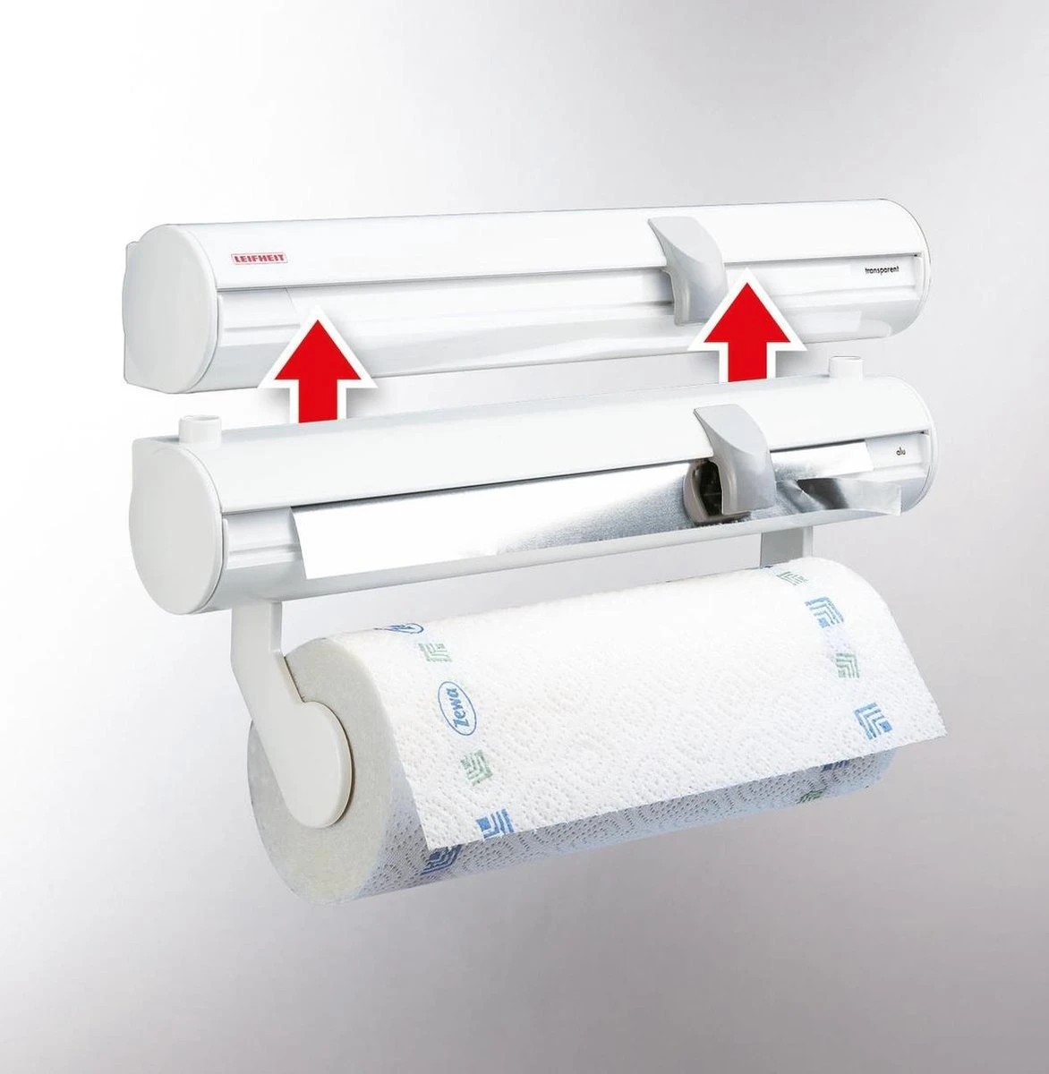 Leifheit Rolly Mobil Rollenhouder - Wit 4 Leifheit Rolly Mobil Rollenhouder - Wit - Afbeelding 2