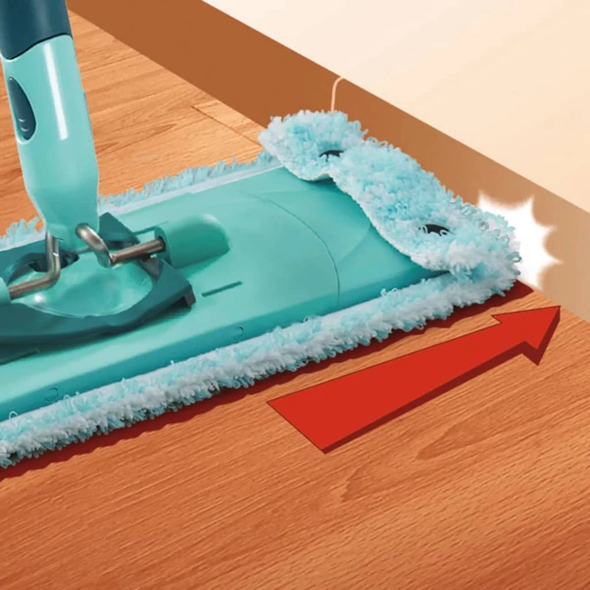 Leifheit Clean Twist M / Combi Clean M Vloerwisser Vervangingsdoek Met Drukknoppen - Super Soft – 33 Cm 4 Leifheit Clean Twist M / Combi Clean M Vloerwisser Vervangingsdoek Met Drukknoppen - Super Soft – 33 Cm - Afbeelding 2