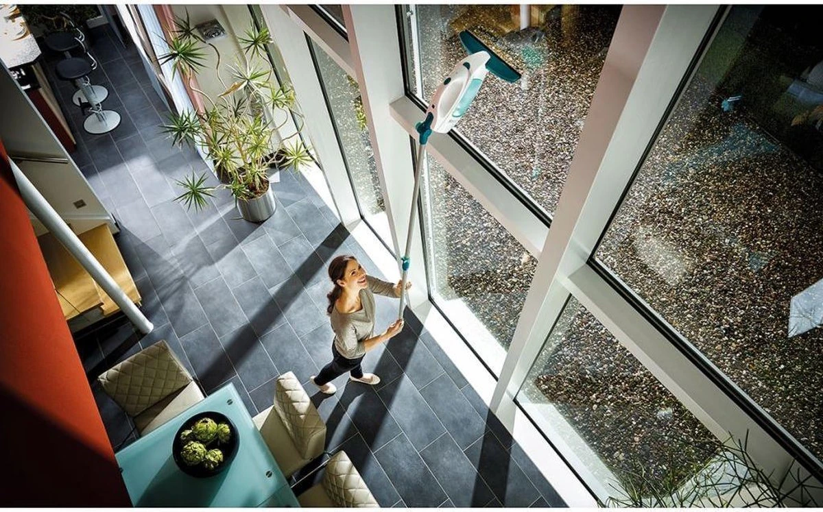 Leifheit Dry & Clean Ruitenreiniger Met Steel (43 Cm) En Inwasser Click System 8 Leifheit Dry & Clean Ruitenreiniger Met Steel (43 Cm) En Inwasser Click System - Afbeelding 6