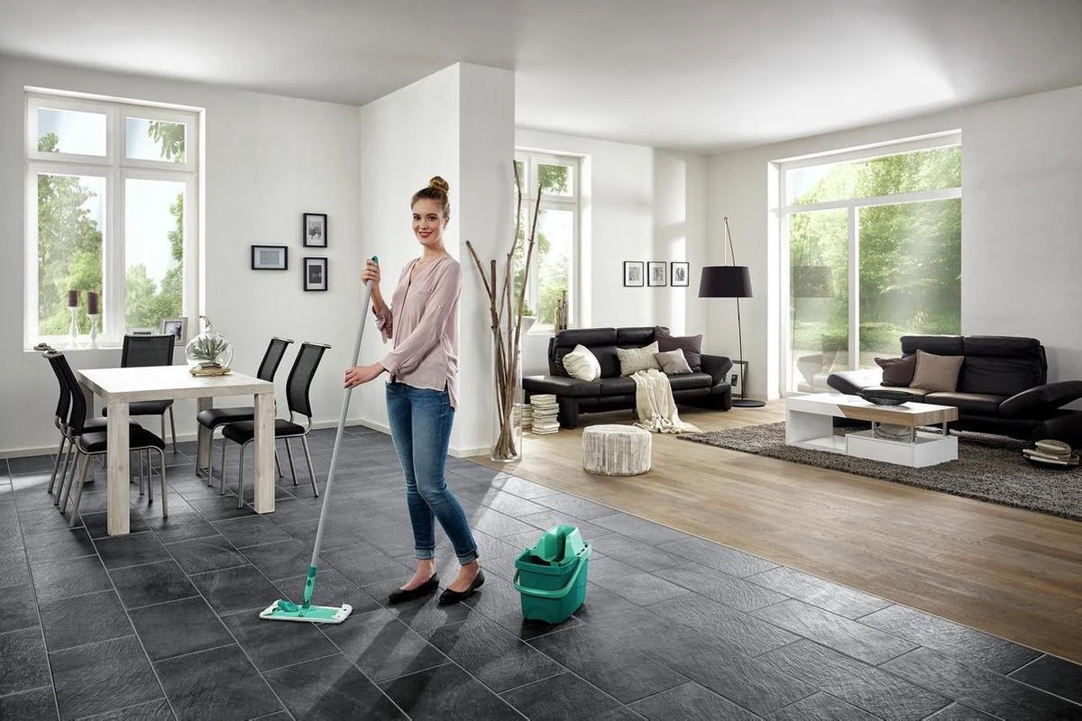 Leifheit Combi Clean Vloerwisser M - Compleet Systeem - Micro Duo - 33 Cm Wisbreedte 8 Leifheit Combi Clean Vloerwisser M - Compleet Systeem - Micro Duo - 33 Cm Wisbreedte - Afbeelding 6
