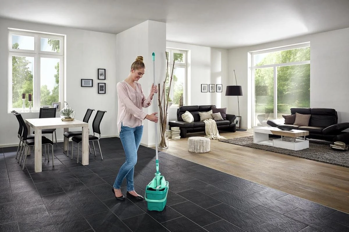 Leifheit Combi Clean Vloerwisser Xl - Compleet Systeem - Micro Duo - 42 Cm Wisbreedte 4 Leifheit Combi Clean Vloerwisser Xl - Compleet Systeem - Micro Duo - 42 Cm Wisbreedte - Afbeelding 2