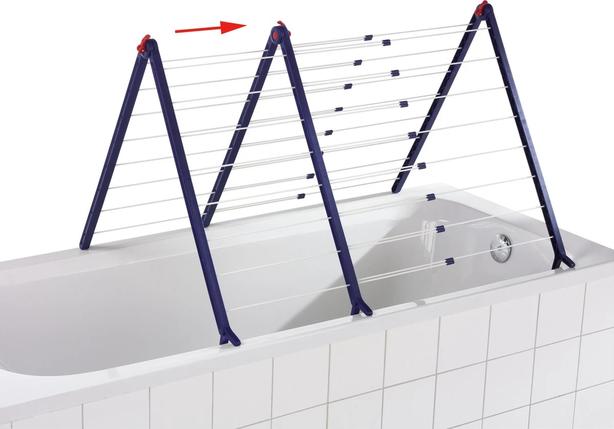 Leifheit Badkuipdroger Duo Droogrek Pegasus - Uitschuifbaar - 9,6 Tot 18,9 Drooglengte 12 Leifheit Badkuipdroger Duo Droogrek Pegasus - Uitschuifbaar - 9,6 Tot 18,9 Drooglengte - Afbeelding 10