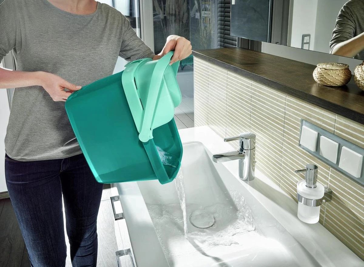 Leifheit Combi Clean Vloerwisser M - Compleet Systeem - Micro Duo - 33 Cm Wisbreedte 7 Leifheit Combi Clean Vloerwisser M - Compleet Systeem - Micro Duo - 33 Cm Wisbreedte - Afbeelding 5