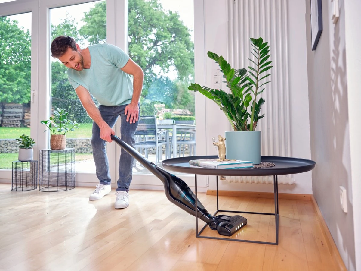 Leifheit Rotaro Powervac 2in1 Steelstofzuiger Met Kruimelzuiger 20V 6 Leifheit Rotaro Powervac 2in1 Steelstofzuiger Met Kruimelzuiger 20V - Afbeelding 4