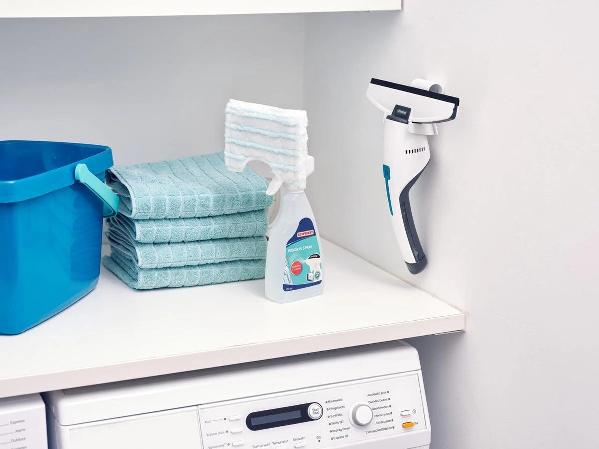 Leifheit Nemo - Set Raamreiniger En Badkamer Ruitenreiniger Met Gratis Wandhouder En Tweede Zuigmond 13 Leifheit Nemo - Set Raamreiniger En Badkamer Ruitenreiniger Met Gratis Wandhouder En Tweede Zuigmond - Afbeelding 11