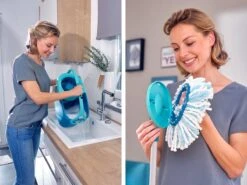 Leifheit Clean Twist Disc Mop Ergo - Dweil Set Compleet Systeem Met Wieltjes - 6 Liter 37 Leifheit Clean Twist Disc Mop Ergo - Dweil Set Compleet Systeem Met Wieltjes - 6 Liter -Leifheit Verkaufsgeschäft 1200x899 166