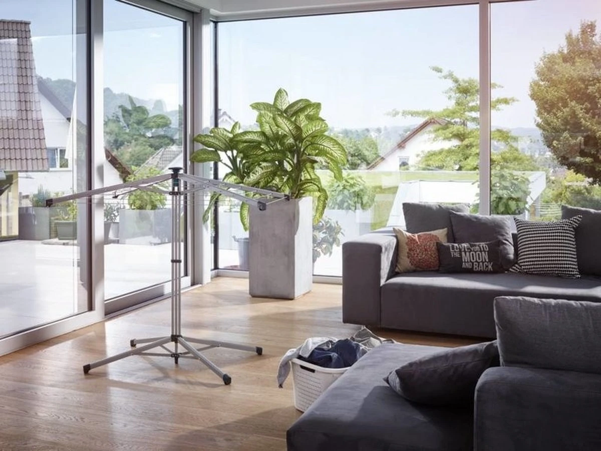 Leifheit Droogmolen Linopop-up - Incl. Beschermhoes - 14 Meter Drooglengte 17 Leifheit Droogmolen Linopop-up - Incl. Beschermhoes - 14 Meter Drooglengte - Afbeelding 15