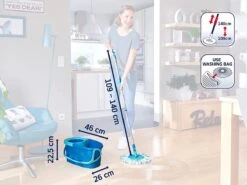 BERKATMARKT - Leifheit Set Clean Twist Disc Mop Ergo Wastafels, Emmer En Dweil, Eenvoudig Te Bedienen, Microvezel Mop En Telescoopsteel -Leifheit Verkaufsgeschäft 1200x900 13