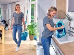 BERKATMARKT - Leifheit Set Clean Twist Disc Mop Ergo Wastafels, Emmer En Dweil, Eenvoudig Te Bedienen, Microvezel Mop En Telescoopsteel -Leifheit Verkaufsgeschäft 1200x900 16