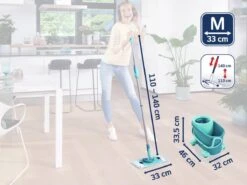 Leifheit Clean Twist M Vloerwisser Ergo Mobiel - Dweil Set Compleet Systeem Met Wieltjes - 33 Cm - 6 Liter -Leifheit Verkaufsgeschäft 1200x900 18