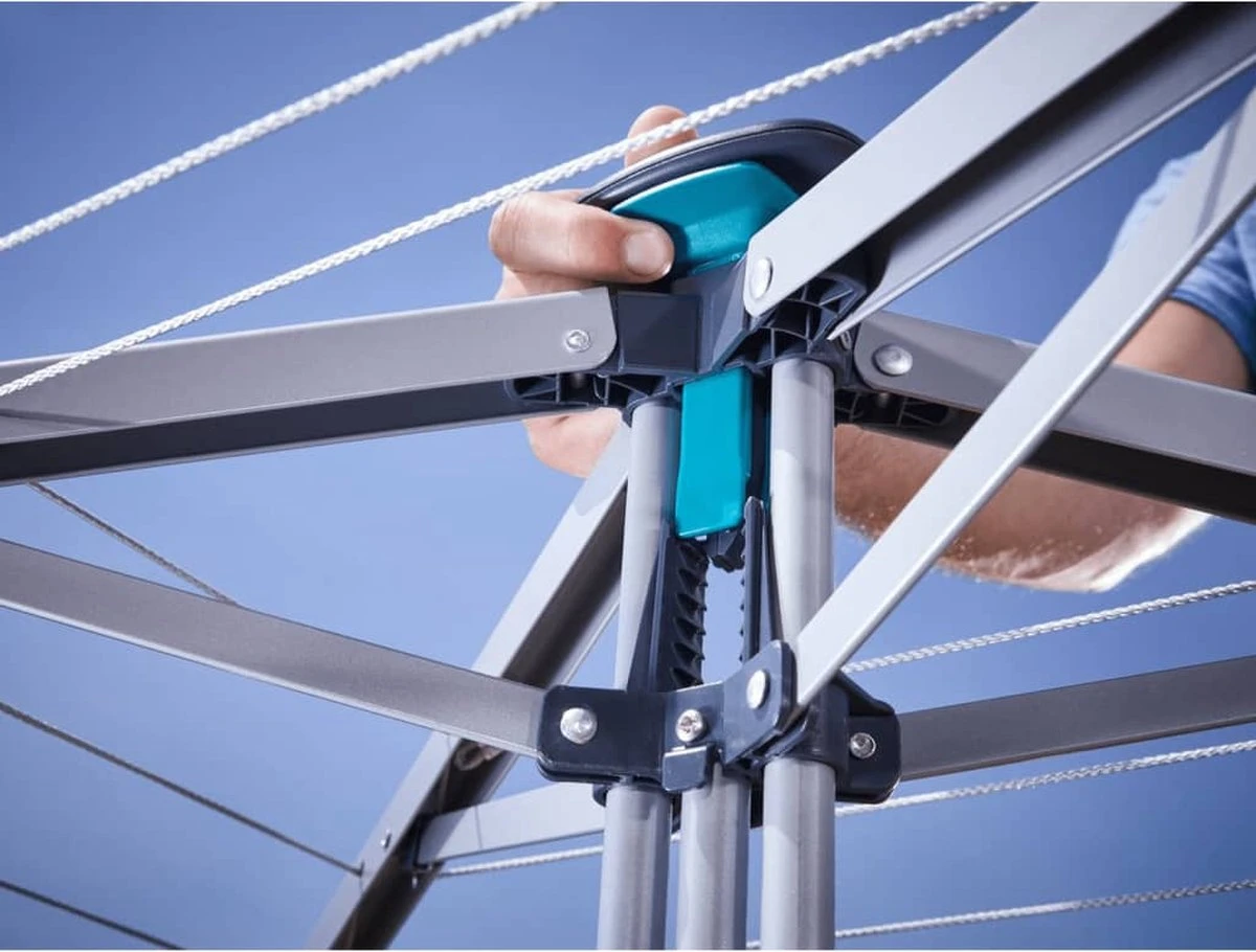 Leifheit Droogmolen Linopop-up - Incl. Beschermhoes - 14 Meter Drooglengte 8 Leifheit Droogmolen Linopop-up - Incl. Beschermhoes - 14 Meter Drooglengte - Afbeelding 6