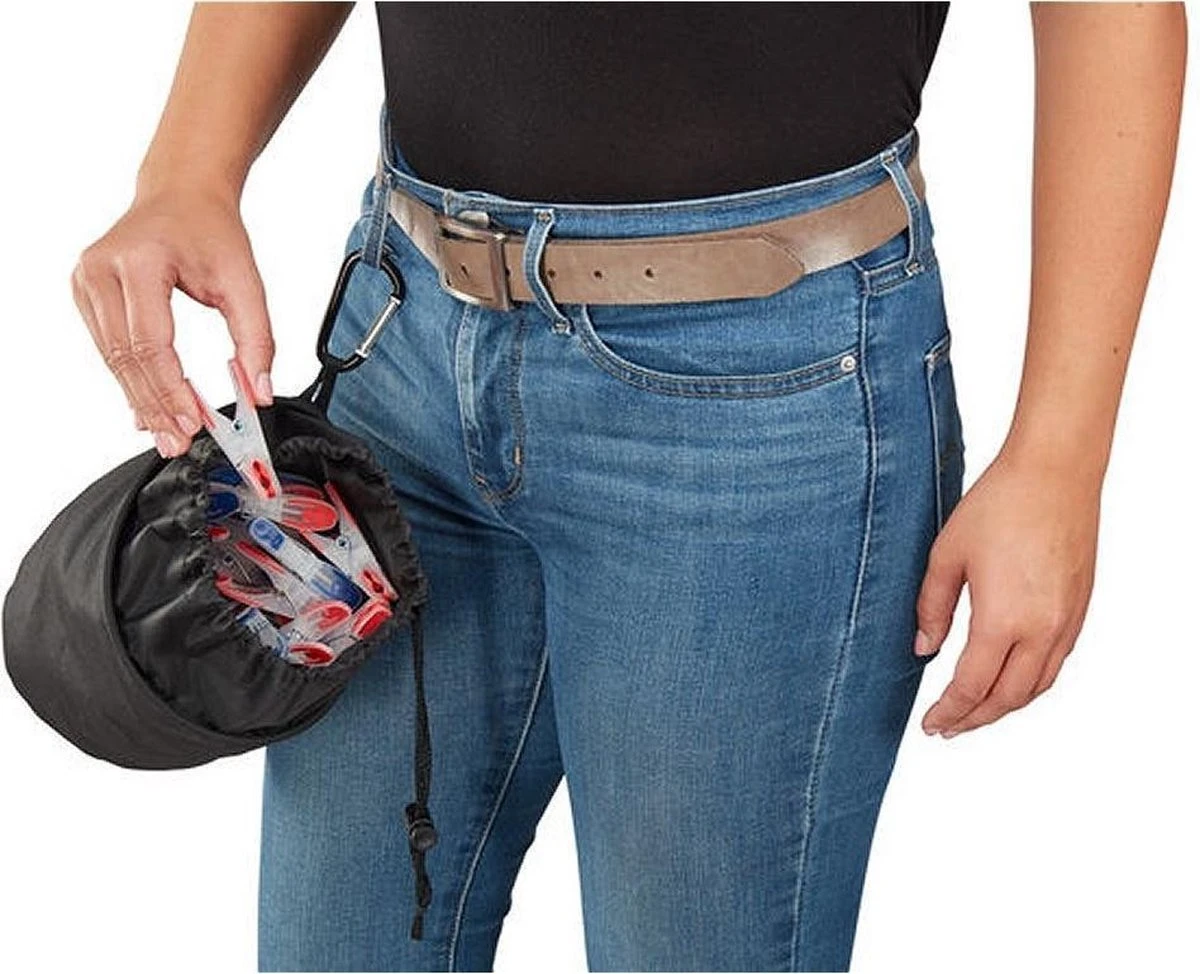 Leifheit Wasknijperzakje - Zwart 5 Leifheit Wasknijperzakje - Zwart - Afbeelding 3