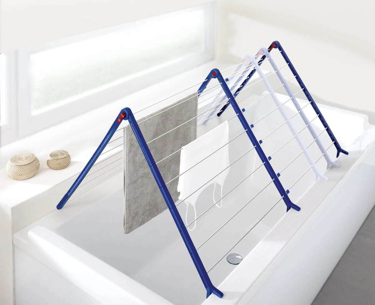 Leifheit Badkuipdroger Duo Droogrek Pegasus - Uitschuifbaar - 9,6 Tot 18,9 Drooglengte 7 Leifheit Badkuipdroger Duo Droogrek Pegasus - Uitschuifbaar - 9,6 Tot 18,9 Drooglengte - Afbeelding 5