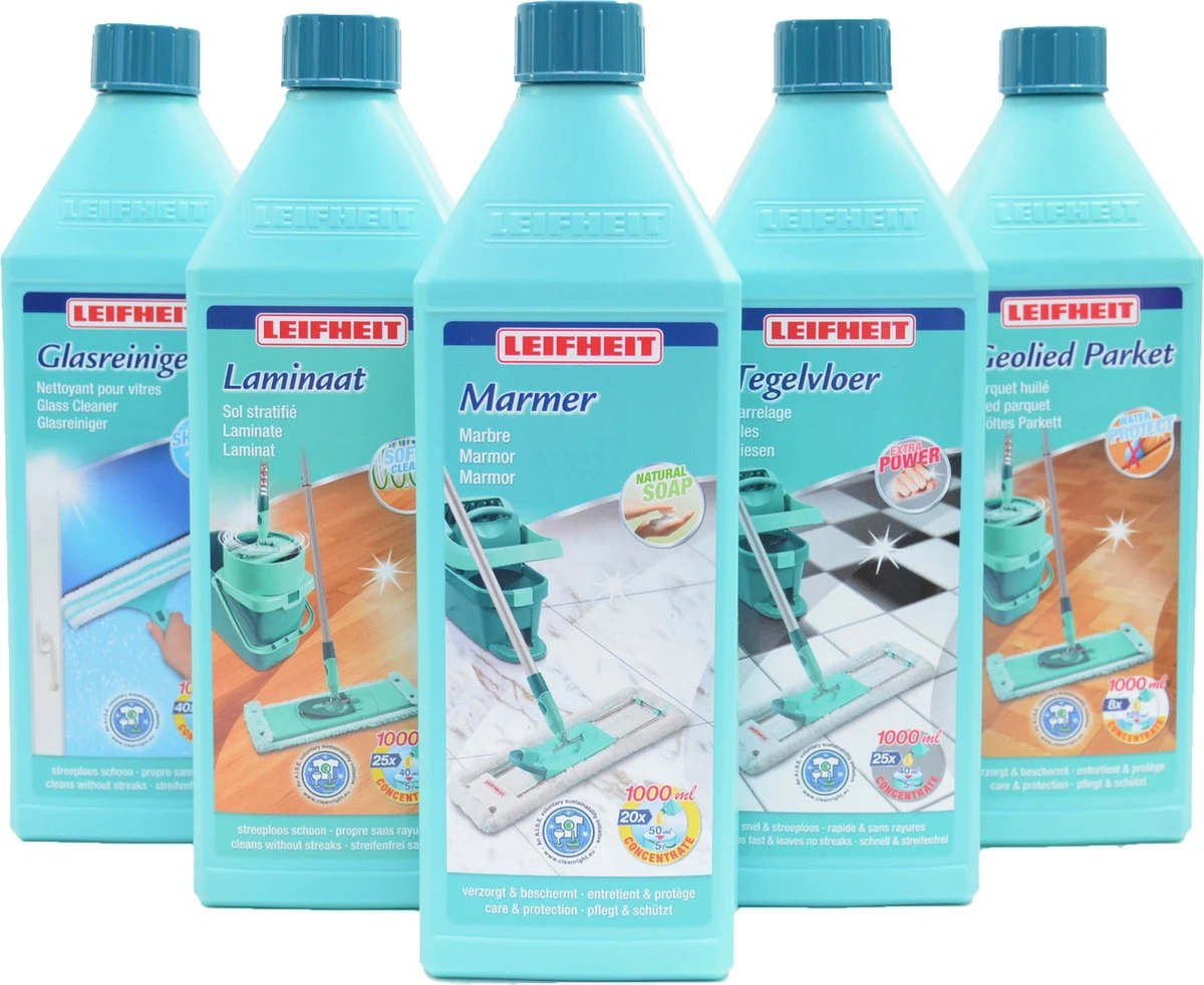 Leifheit Tegelvloerreiniger 1 Liter 3 Leifheit Tegelvloerreiniger 1 Liter - Afbeelding 2