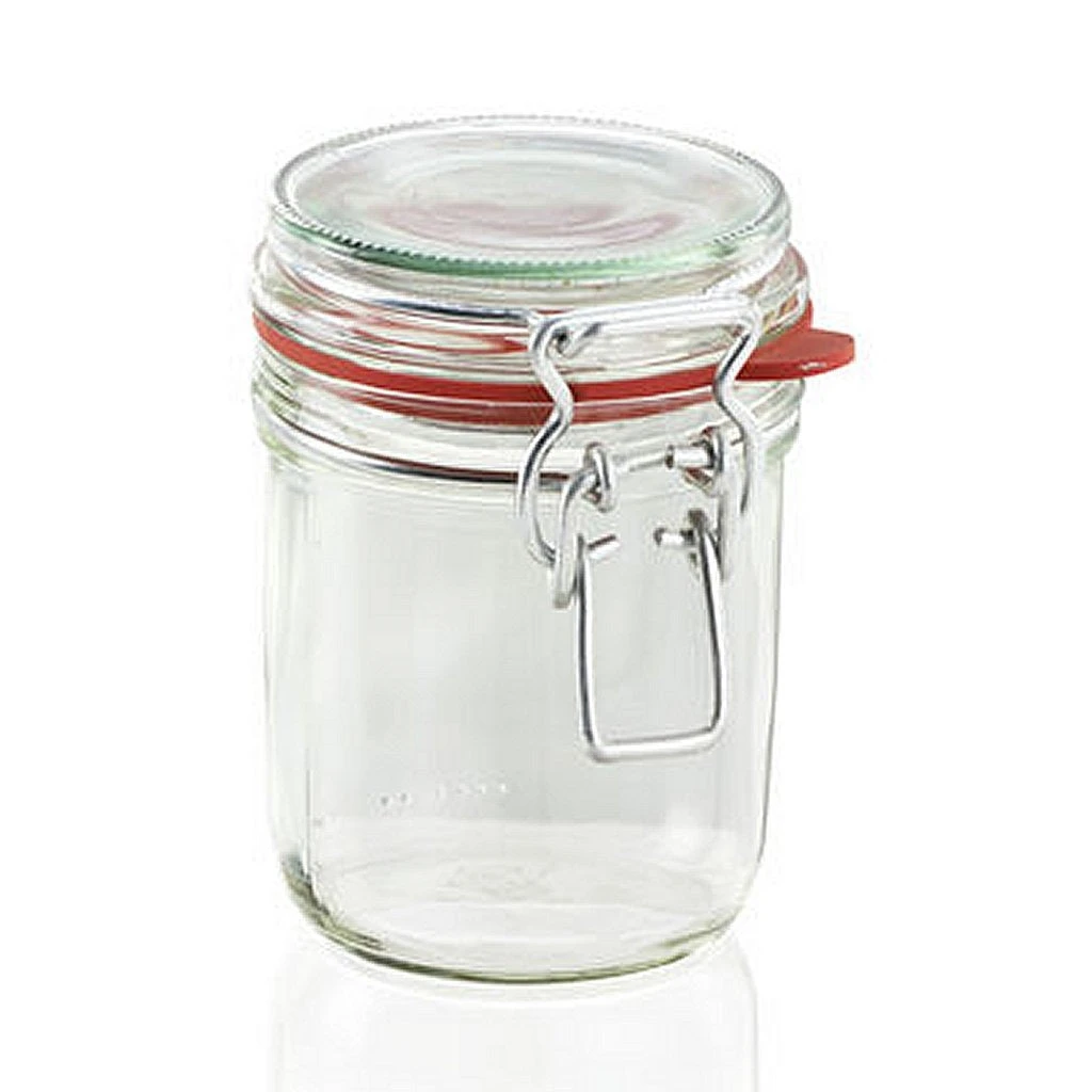 Leifheit 3192 Weckpot Met Beugelsluiting 370 Ml Glas/RVS 3 Leifheit 3192 Weckpot Met Beugelsluiting 370 Ml Glas/RVS