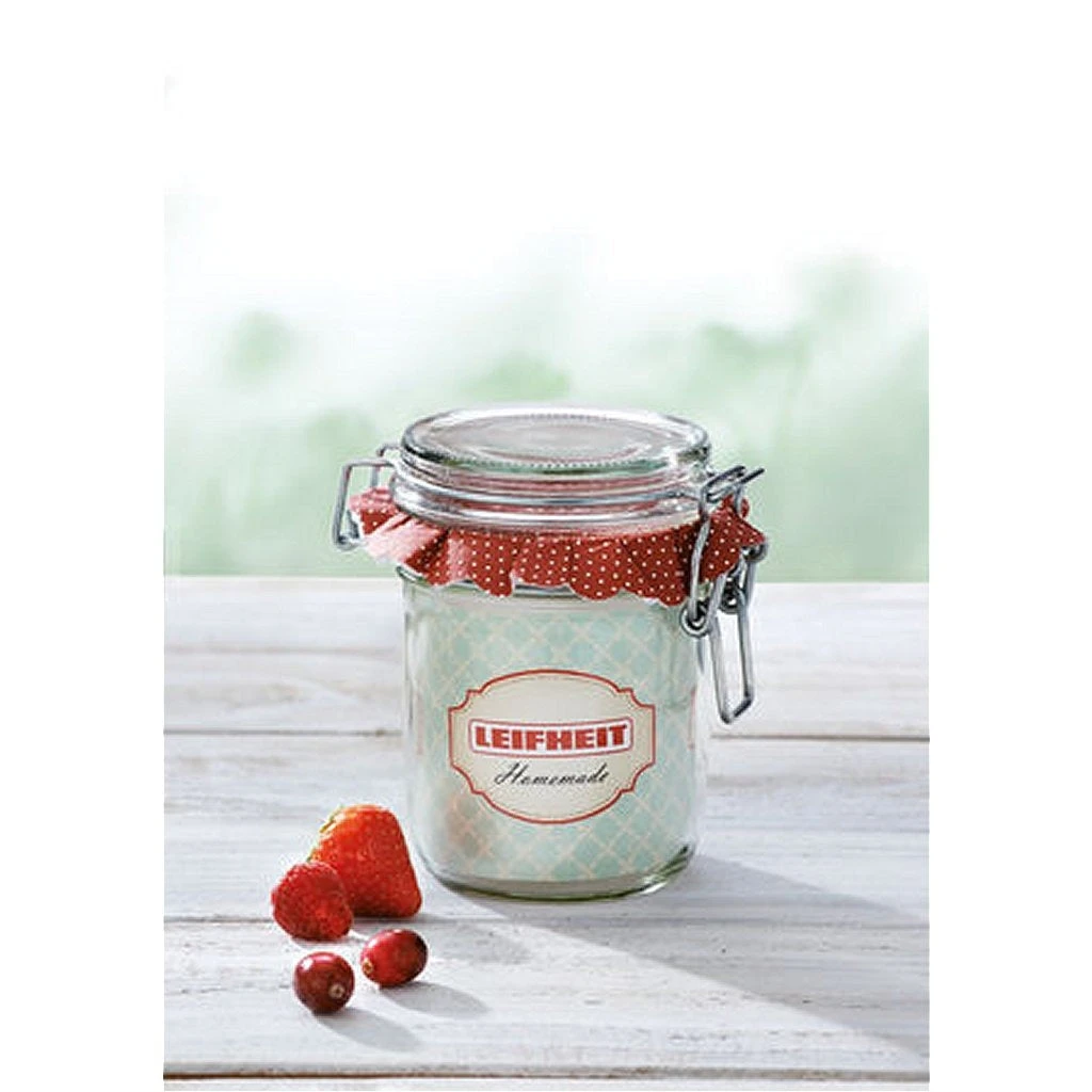 Leifheit 3192 Weckpot Met Beugelsluiting 370 Ml Glas/RVS 4 Leifheit 3192 Weckpot Met Beugelsluiting 370 Ml Glas/RVS - Afbeelding 2