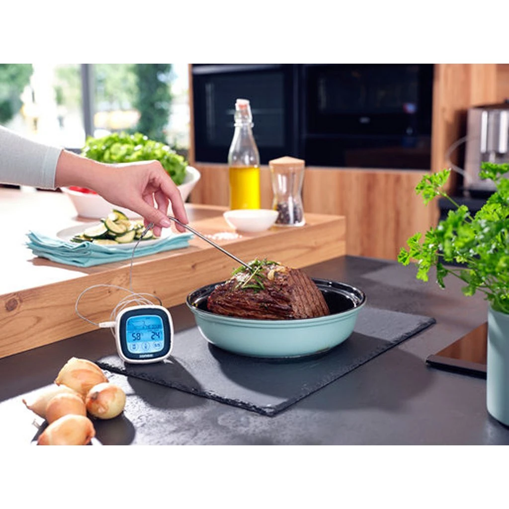 Leifheit 3223 Digitale Oven- En BBQ Thermometer Wit/Grijs 4 Leifheit 3223 Digitale Oven- En BBQ Thermometer Wit/Grijs - Afbeelding 2