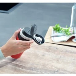Leifheit 3245 Flip Isoleerbeker 350 Ml Rood -Leifheit Verkaufsgeschäft 4006501032454 4