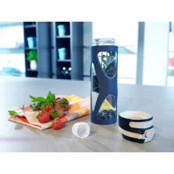 Leifheit 3258 Flip Glazen Drinkfles 600 Ml Donkerblauw -Leifheit Verkaufsgeschäft 4006501032584 2