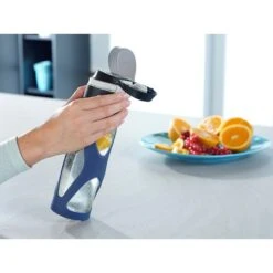 Leifheit 3258 Flip Glazen Drinkfles 600 Ml Donkerblauw -Leifheit Verkaufsgeschäft 4006501032584 4