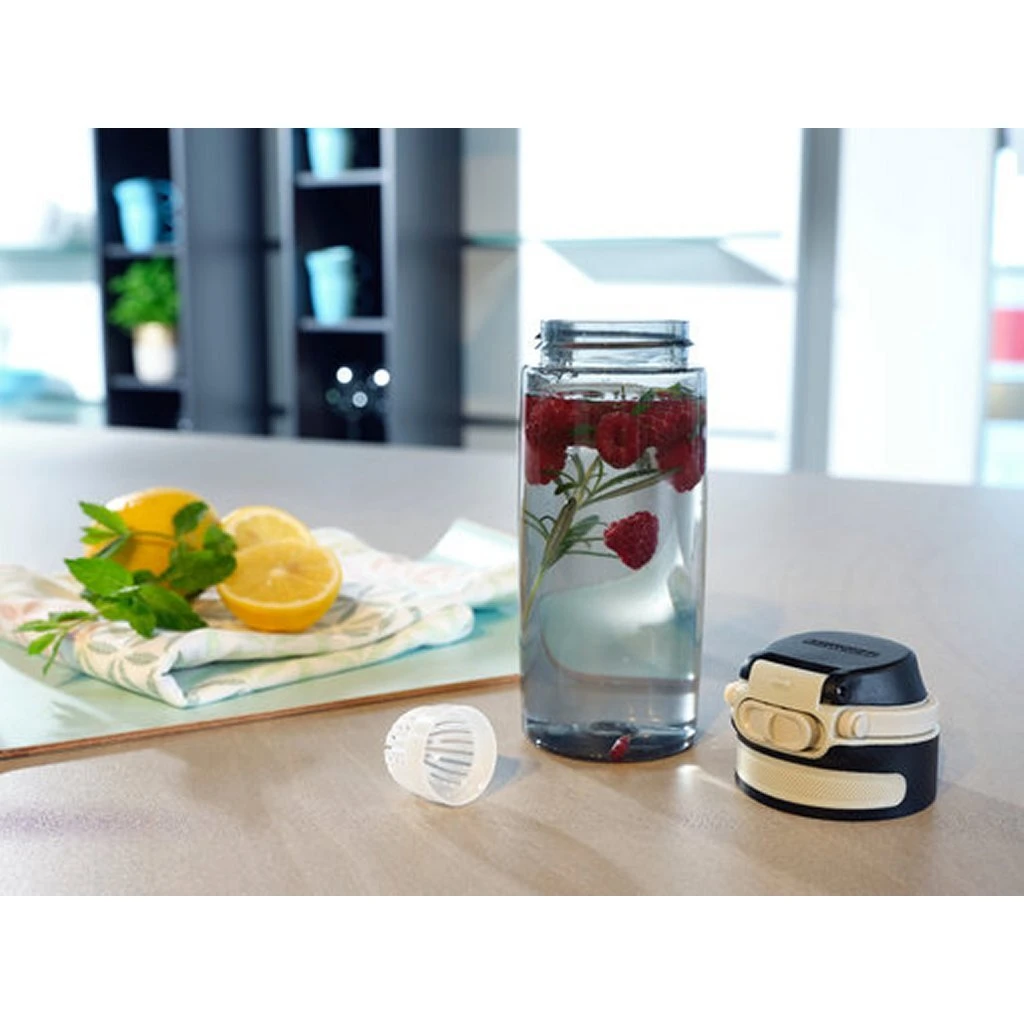 Leifheit 3262 Flip Tritan Drinkfles 550 Ml Transparant 4 Leifheit 3262 Flip Tritan Drinkfles 550 Ml Transparant - Afbeelding 2