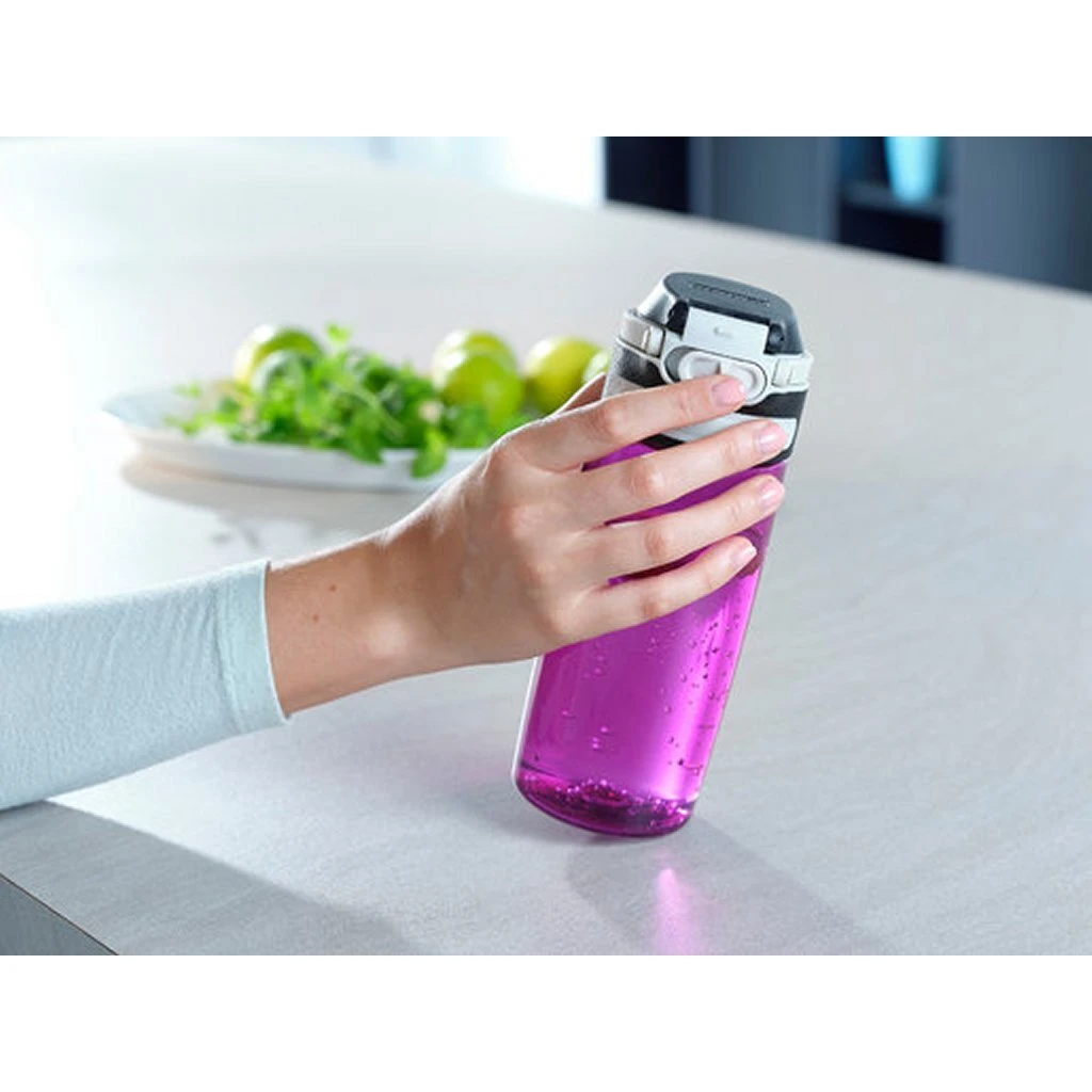 Leifheit 3264 Flip Tritan Drinkfles 550 Ml Paars 5 Leifheit 3264 Flip Tritan Drinkfles 550 Ml Paars - Afbeelding 3