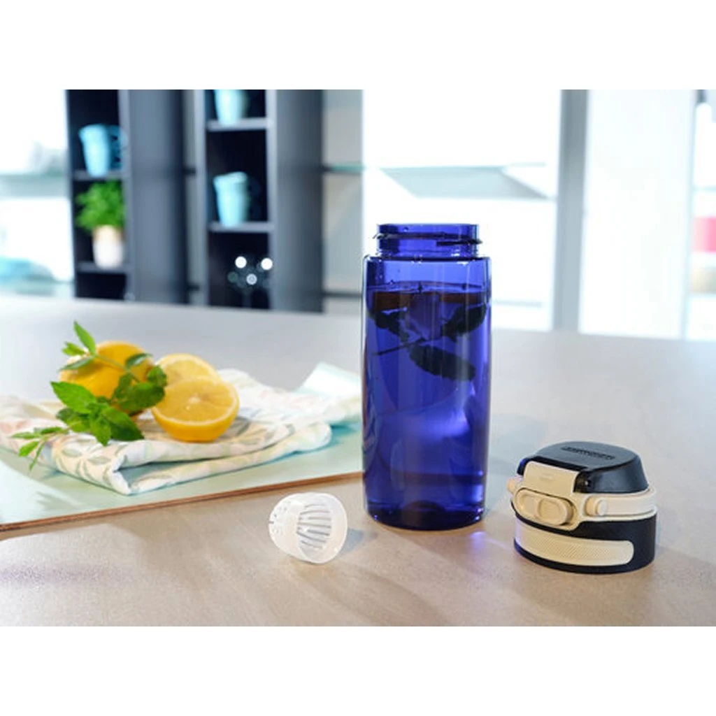 Leifheit 3265 Flip Tritan Drinkfles 550 Ml Donkerblauw 4 Leifheit 3265 Flip Tritan Drinkfles 550 Ml Donkerblauw - Afbeelding 2