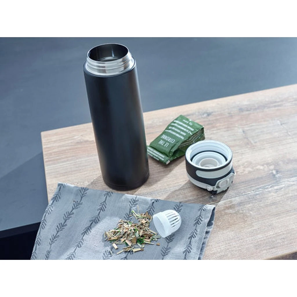 Leifheit 3271 Flip Isoleerbeker 600 Ml Zwart 5 Leifheit 3271 Flip Isoleerbeker 600 Ml Zwart - Afbeelding 3