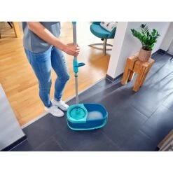 Leifheit 52101 Clean Twist Disc Mop Ergo Set Blauw -Leifheit Verkaufsgeschäft 4006501521019 3