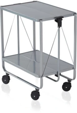 Leifheit 74291 Rolwagen Ruimtebesparend Zilver