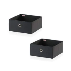 Leifheit 80007 Small Box Set 27.5x28x13 Cm 2 Stuks Zwart