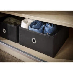 Leifheit 80007 Small Box Set 27.5x28x13 Cm 2 Stuks Zwart -Leifheit Verkaufsgeschäft 4006501800077 3