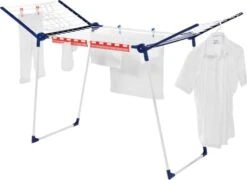 Leifheit 81528 Droogrek Pegasus 200 Solid Met Kleine Kledingstukken Houders 20m Drooglengte -Leifheit Verkaufsgeschäft 4006501815286 4