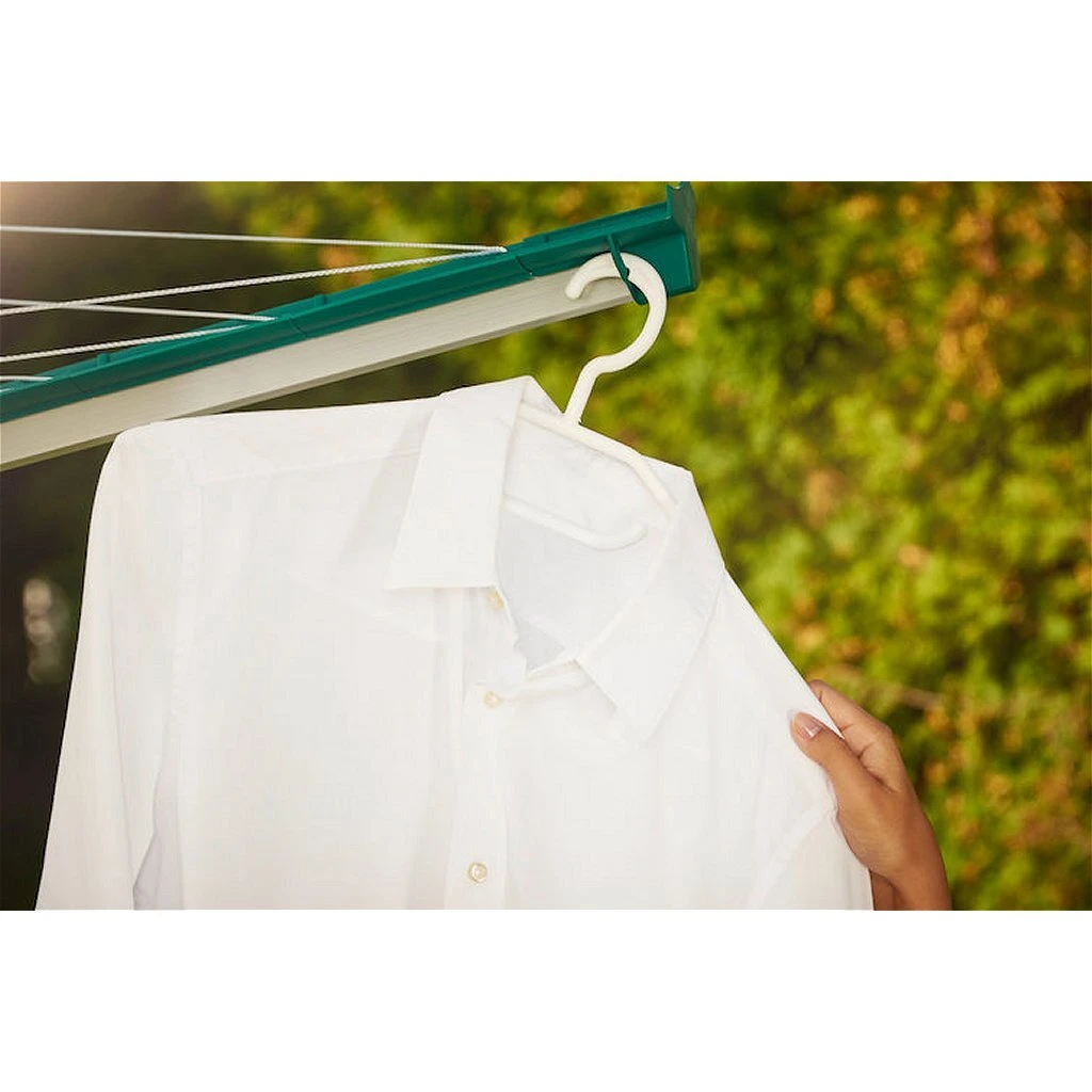 Leifheit 82007 Linomatic 500 Deluxe Droogmolen 50 M Drooglengte Groen/Zilver 7 Leifheit 82007 Linomatic 500 Deluxe Droogmolen 50 M Drooglengte Groen/Zilver - Afbeelding 5