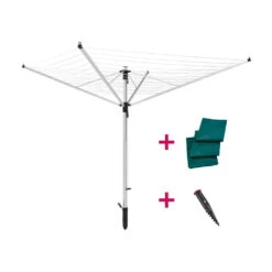 Leifheit 85282 Droogmolen LinoLift 600 QuickStart 60 M Drooglengte Zilver