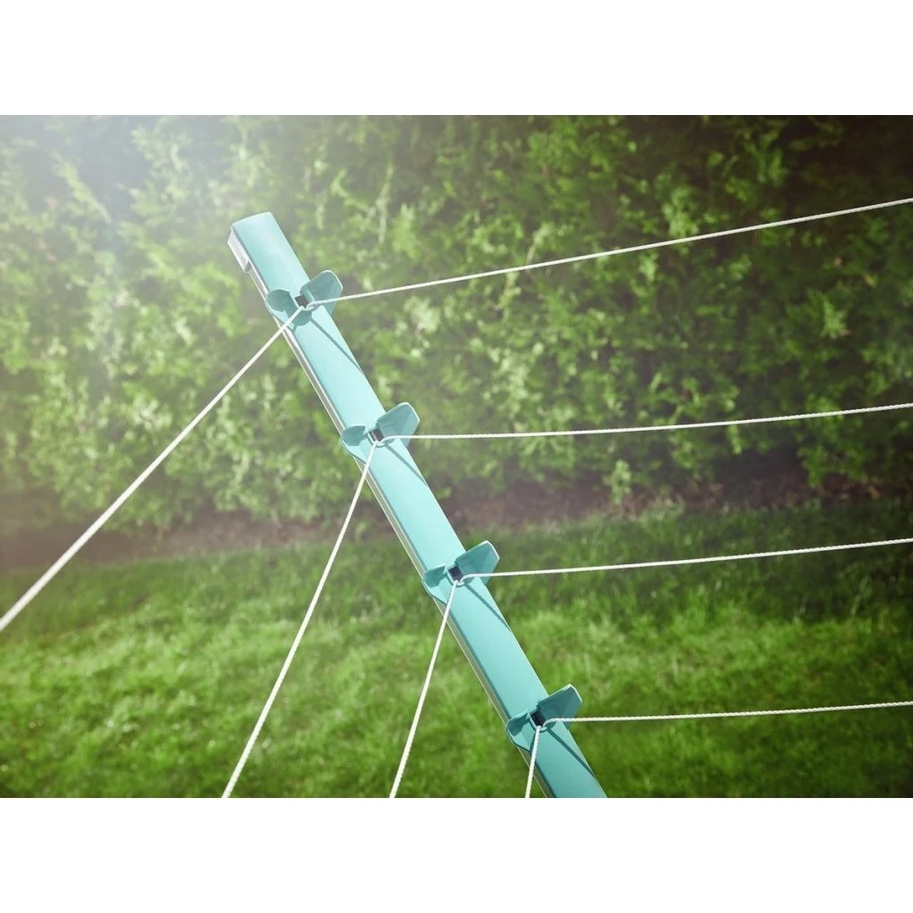 Leifheit 85286 Linomatic 500 Easy Droogmolen 50 M Drooglente Groen/Zilver 5 Leifheit 85286 Linomatic 500 Easy Droogmolen 50 M Drooglente Groen/Zilver - Afbeelding 3