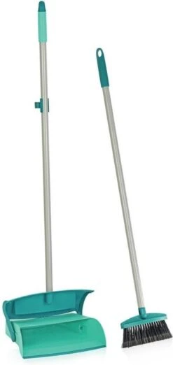 Leifheit Stoffer En Gesloten Blik Met Lange Steel (mariaset)