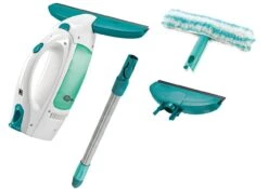 Leifheit Reiniging - Raamzuiger Window Cleaner Met Inwasser, Steel 43 Cm En Zuigmond 17 Cm 51016