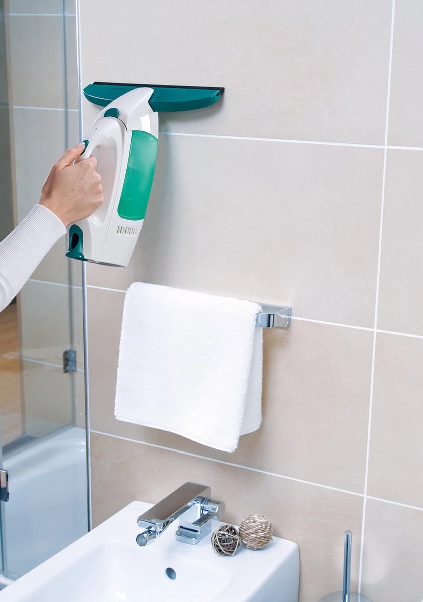 Leifheit Dry & Clean Raamzuiger - Click System - 17 Cm Wisbreedte - Raamoppervlakte 110 M² - Tot 38 Minuten 7 Leifheit Dry & Clean Raamzuiger - Click System - 17 Cm Wisbreedte - Raamoppervlakte 110 M² - Tot 38 Minuten - Afbeelding 5