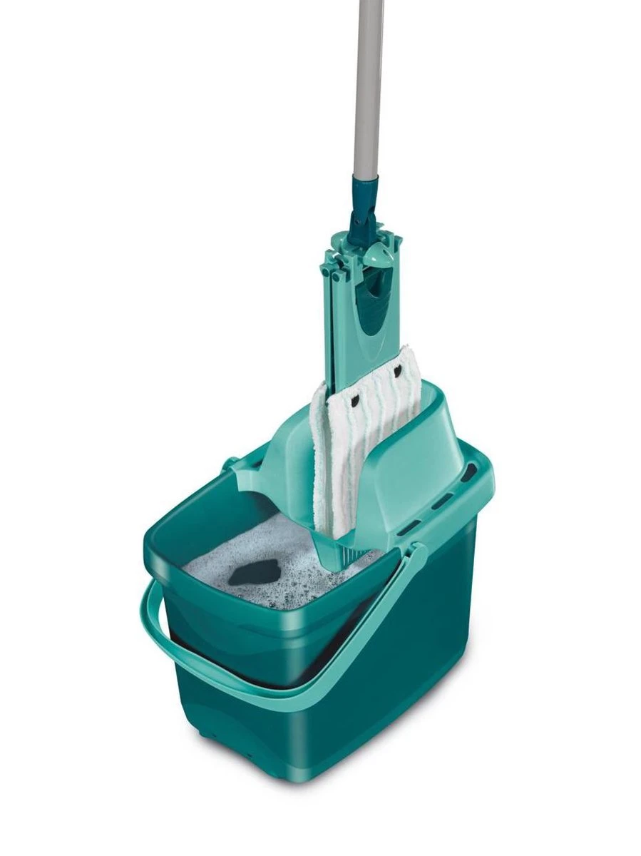 Leifheit Combi Clean Vloerwisser M - Compleet Systeem - Micro Duo - 33 Cm Wisbreedte 4 Leifheit Combi Clean Vloerwisser M - Compleet Systeem - Micro Duo - 33 Cm Wisbreedte - Afbeelding 2