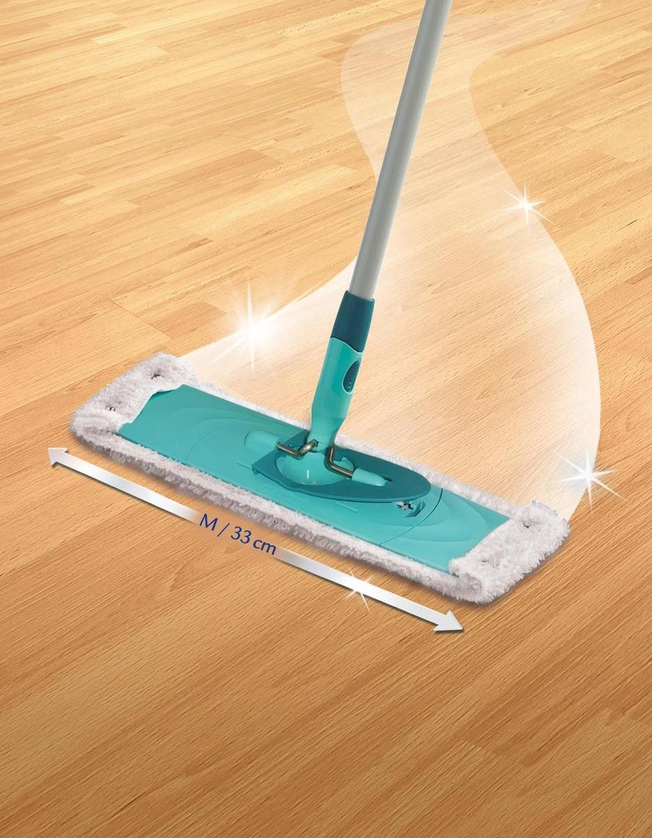 Leifheit Clean Twist M / Combi Clean M Vloerwisser Vervangingsdoek Met Drukknoppen - Super Soft – 33 Cm 5 Leifheit Clean Twist M / Combi Clean M Vloerwisser Vervangingsdoek Met Drukknoppen - Super Soft – 33 Cm - Afbeelding 3